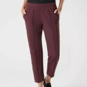 Athleta Venice Pintuck Pant Antique Burgundy  XS